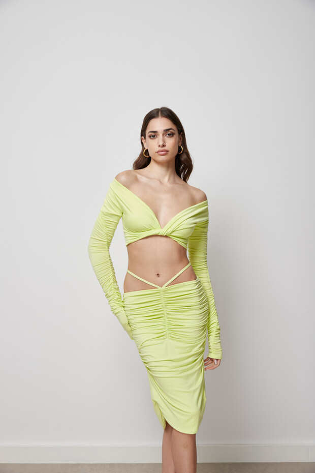 FUSTA INCRETITA SCURTA S003