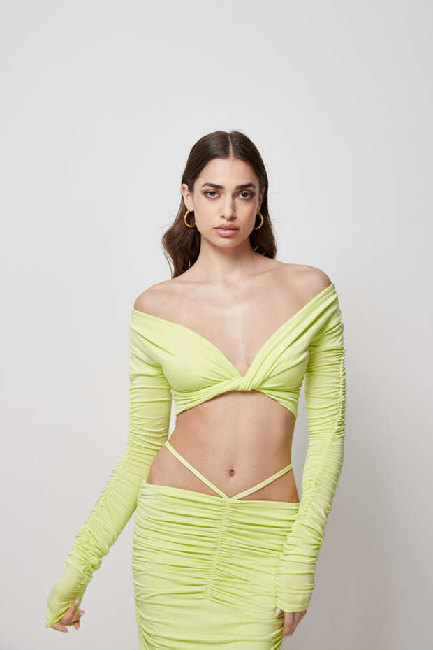 FUSTA INCRETITA SCURTA S003
