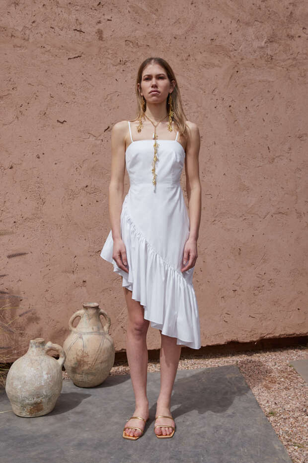 Rochie Alba Magnolia fata