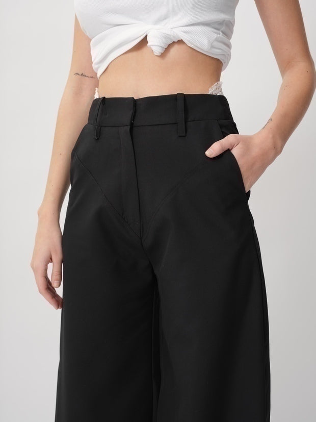PANTALONI LÂNĂ VIRGINĂ KELLY
